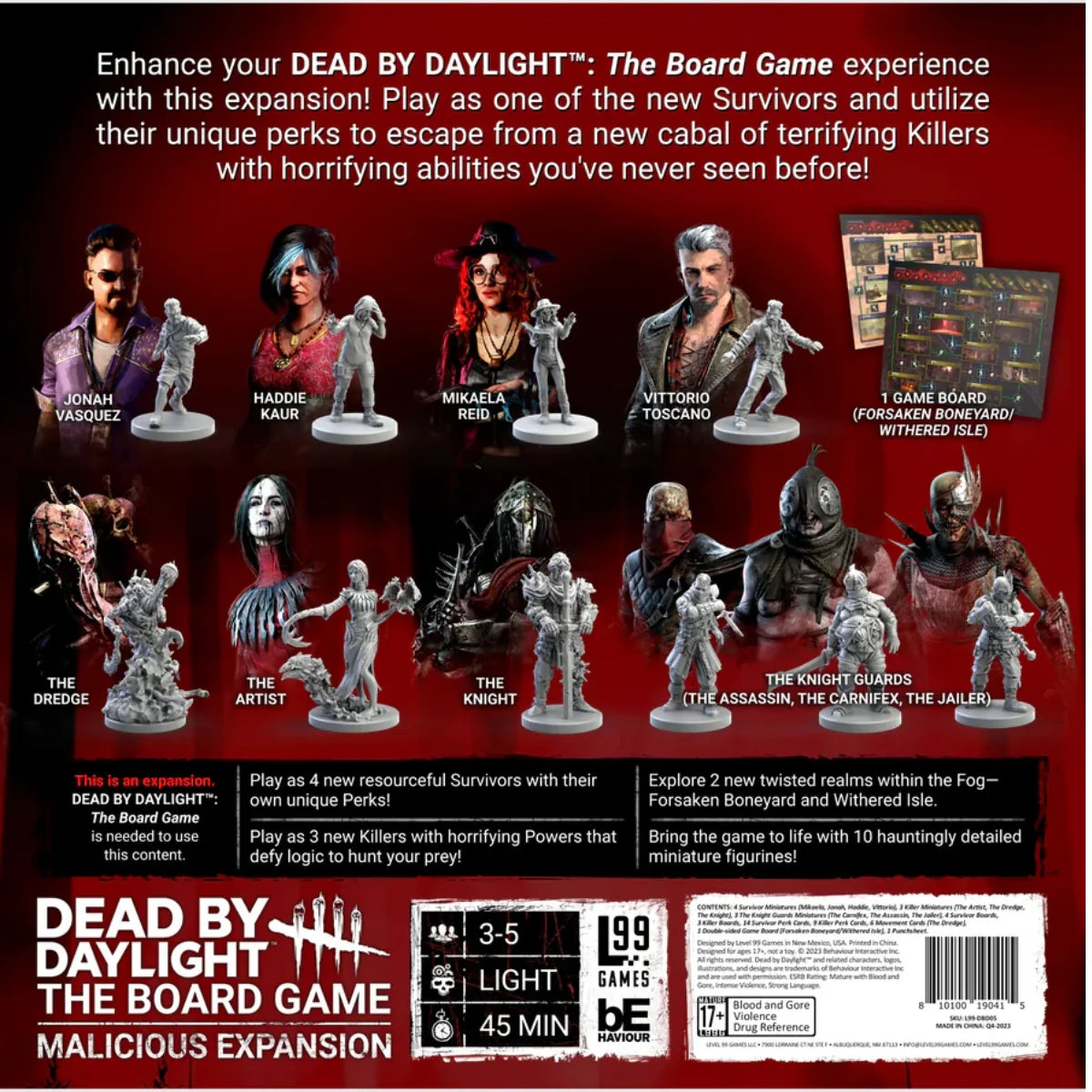 Dead by Daylight™: The Board Game Malicious Expansion