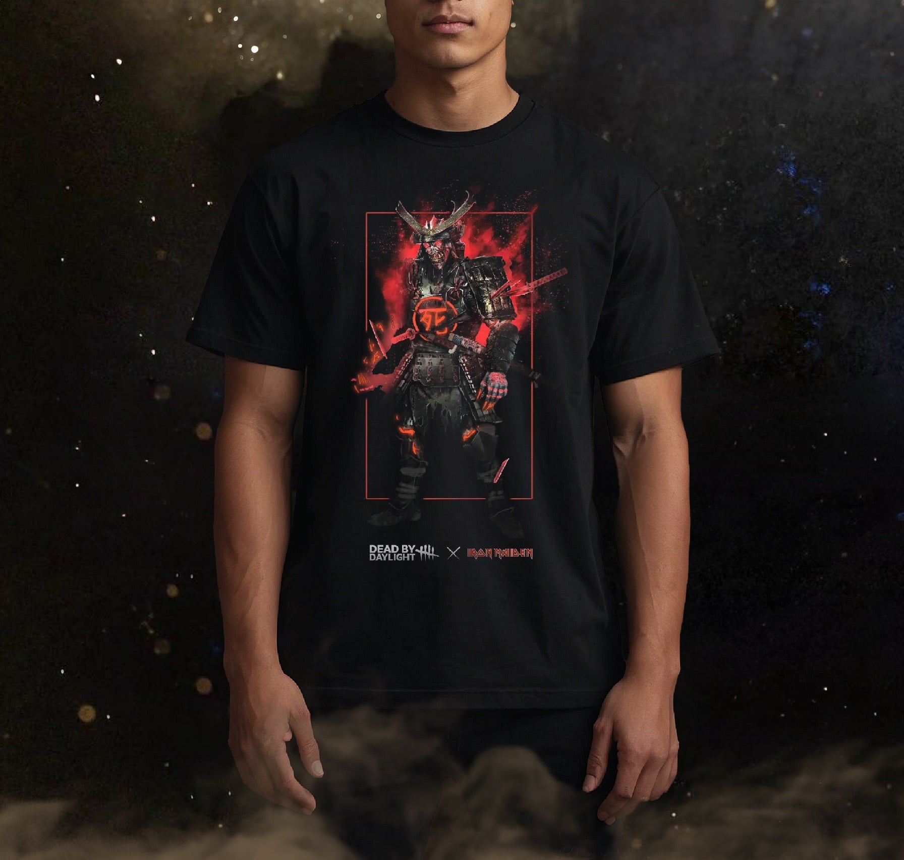 Dead by Daylight x Iron Maiden Samurai Eddie Tee