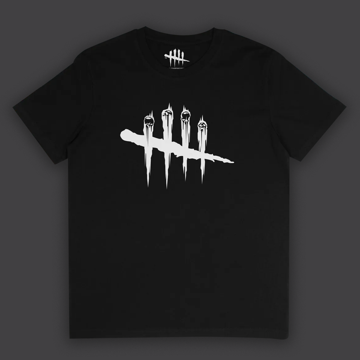 Dead by Daylight logo tee Jet black
