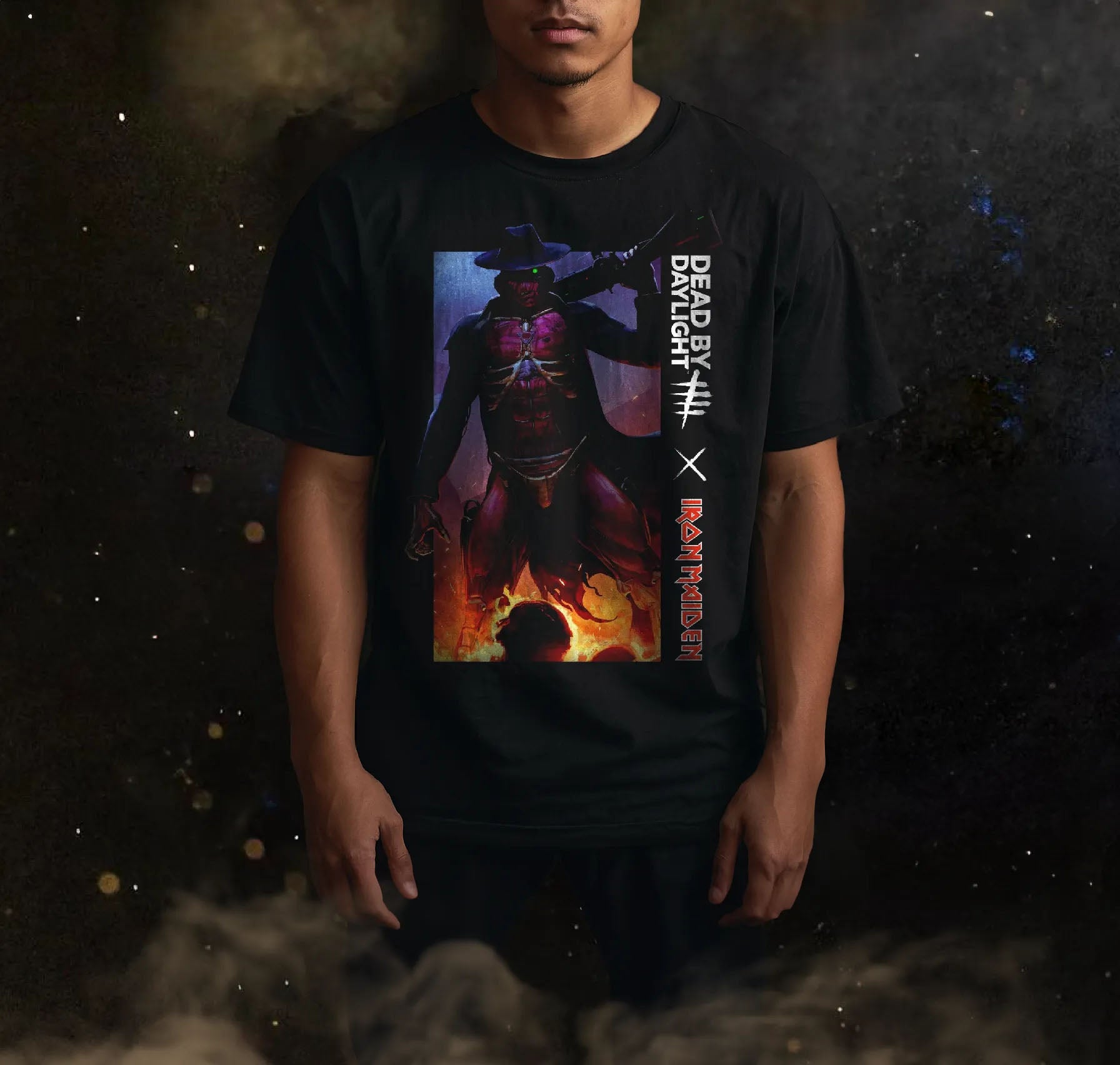 Dead by Daylight x Iron Maiden Stranger Eddie Tee