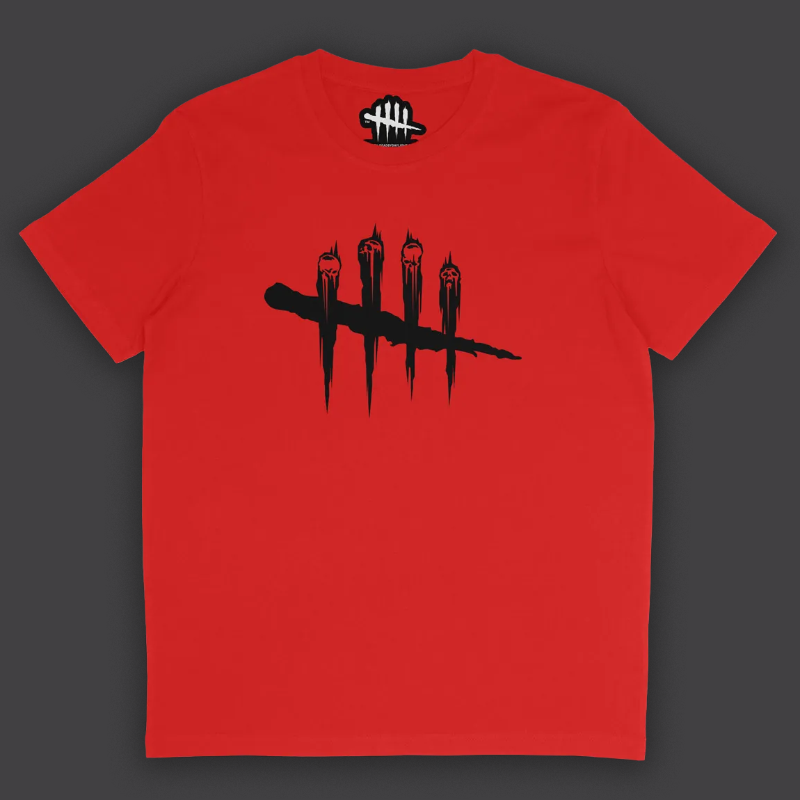 Slashes Unisex Crew Tee (Red)